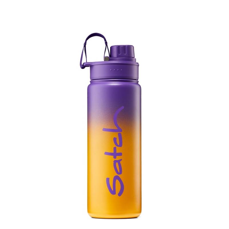 satch Trinkflasche Edelstahl Purple Graffiti von satch