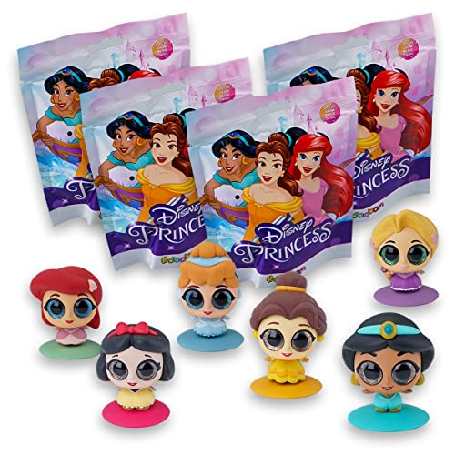#sbabam Disney Princess You You, Disney Prinzessinnen mit Glitter-Augen, Spielzeug ab 3 Jahre Mädchen, 4er-Pack Mini Puppe wie Schneewittchen, Aschenputtel Mädchen 6 Jahre von #sbabam