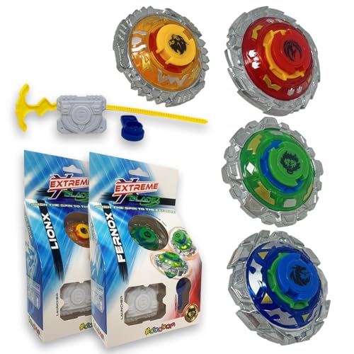 #sbabam Extreme Blade, Kinderkreisel mit Metalleffekt, Packung mit 2 verschiedenen Sets – Schnelle und präzise Kreisel mit Metallic-Effekt für Herausforderungen mit Freunden, für Kinder ab 3 Jahren #sbabam Extreme Blade, Kinderkreisel mit Metalleffekt, Packung mit 2 verschiedenen Sets – Schnelle und präzise Kreisel mit Metallic-Effekt für Herausforderungen mit Freunden, für Kinder ab 3 Jahren von #sbabam