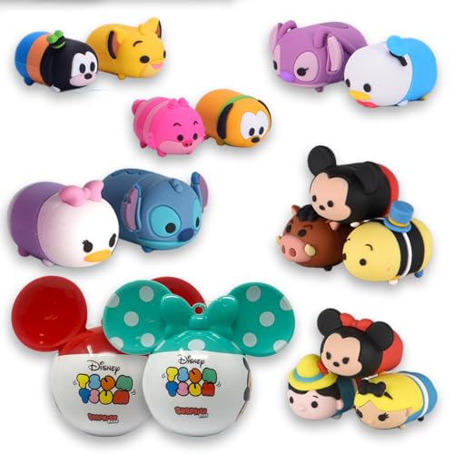 #sbabam Funny Box Disney Tsum Tsum Surprise, Spielzeug mit Disney-Figuren, 2 Stück, Kugeln verwendbar als Weihnachtskugeln, Aufbewahrung und Schlafzimmerdekoration, Hier Finden Sie Stitch von #sbabam