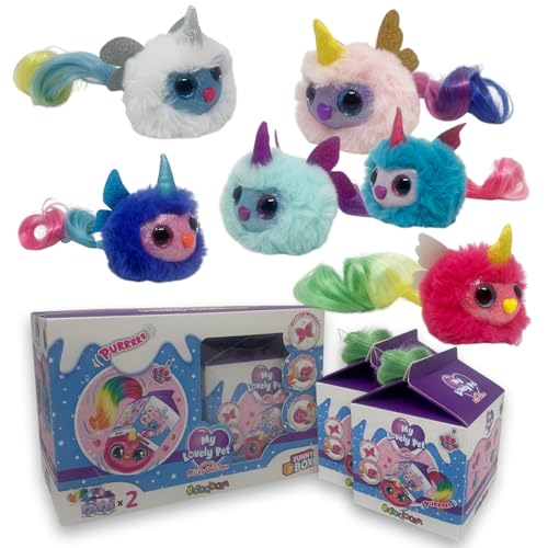 #sbabam Funny Box My Lovely Pet Milky Unicorn mit vibrierendem Schwanz, 2 Stück – Plüsch-Einhorn mit Glitzerflügeln im Milchkarton, Geschenk für 3-jährige Mädchen #sbabam Funny Box My Lovely Pet Milky Unicorn mit vibrierendem Schwanz, 2 Stück – Plüsch-Einhorn mit Glitzerflügeln im Milchkarton, Geschenk für 3-jährige Mädchen von #sbabam