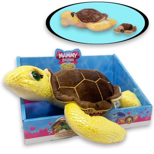 #sbabam Mammy Surprise Turtle Big Size Brown, 30 cm große Plüschschildkröte mit kleinen weichen Welpen, Plüschtierspielzeug für Kinder, Kinderspiele vom Kiosk, Schildkrötenpuppe +3 Jahre #sbabam Mammy Surprise Turtle Big Size Brown, 30 cm große Plüschschildkröte mit kleinen weichen Welpen, Plüschtierspielzeug für Kinder, Kinderspiele vom Kiosk, Schildkrötenpuppe +3 Jahre von #sbabam