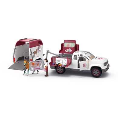 schleich® Mobile Tierärztin mit Anhänger 42704 von schleich®