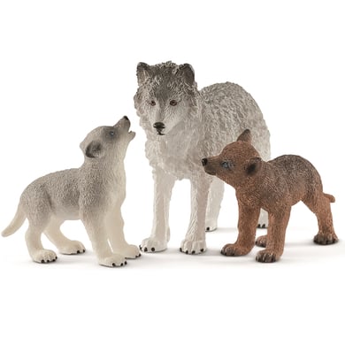 schleich® Wolfsmutter mit Welpen 42472 von schleich®