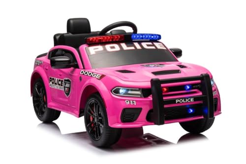 Kinder Elektroauto Dodge Charger Police Zwei Motoren+LED+Audio+FB von schnaeppchenmeile-online