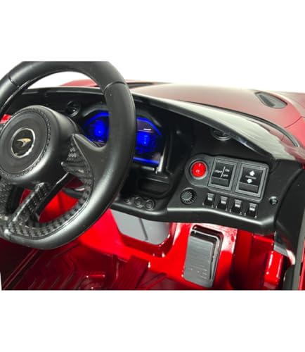 Kinder Elektroauto McLaren 765LT, 12v+Zwei Motoren+LED+Audio+FB von schnaeppchenmeile-online