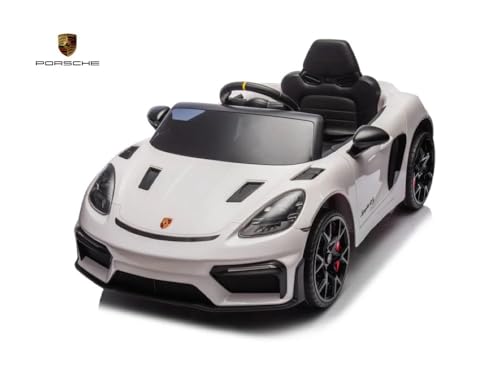 Kinder Elektroauto Porsche Spyder RS Zwei Motoren+12 V Akku+LED+FB von schnaeppchenmeile-online