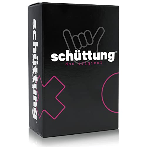 schüttung - Das lustige Trinkspiel - Partyspiel mit 110 Spielkarten - unvergessliches Party Gadget - Geschenk für Erwachsene - Kartenspiel von schüttung