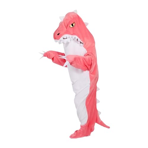 scyca Dinosaurier-Tier-Kostüm, Tierkostüm mit Kapuze, realistisches Halloween-Kostüm mit lockerer Passform, Affenkostüm für Erwachsene, mit Kapuze scyca Dinosaurier-Tier-Kostüm, Tierkostüm mit Kapuze, realistisches Halloween-Kostüm mit lockerer Passform, Affenkostüm für Erwachsene, mit Kapuze von scyca