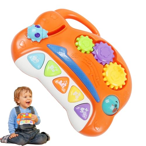 scyca Musikspielzeug für Kinder, Musikspielzeug für Babys - Interaktives Lernspielzeug für Kinder - Fesselndes sensorisches Reisespielzeug für die Entwicklung von Kleinkindern, Vorschulspielzeug für von scyca