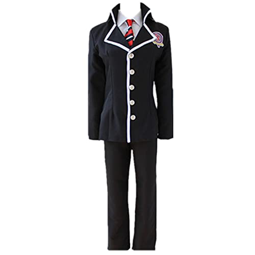 sdfsdfsd Anime Blue Exorcist Cosplay Al'ar Okumura Rin Outfits, Unisex-Uniform-Anzug für Anime-Fans, Cosplay, schwarz, XL von sdfsdfsd