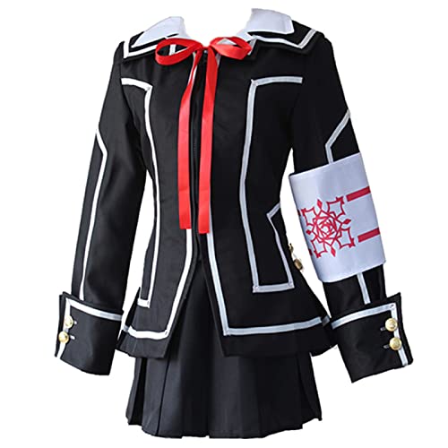 sdfsdfsd Anime Vampire Knight Cosplay Kurosu Kuran Yuki Outfits, JK Schuluniform Anzug für Anime Fans Cosplay, schwarz, M von sdfsdfsd