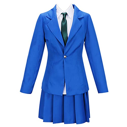 sdfsdfsd Detective Conan Cosplay Mouri Ran Rock Outfits, verwendet für Anime Rachel Moore Fans Cosplay Schulanzug, Blau, M von sdfsdfsd