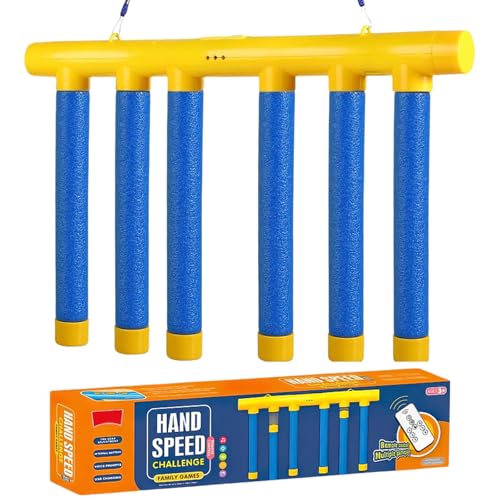 Catching Games Schnelles Reaktionstraining Spielzeug, Catching Sticks Game Reaction Training Toy, Hand Eye Coordination Training, Reflex Challenge Game, for Kids and Adults (Blue) von senmew