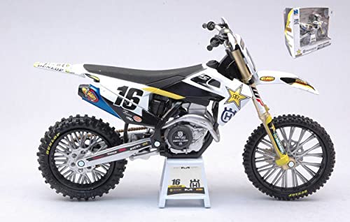 Modell in Treppenform, kompatibel mit Husqvarna Nr. 16 Zach Osborne 1:12 New Ray NY58243 von NewRay