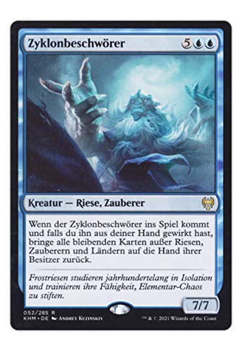 serie Magic The Gathering MTG Kaldheim - Mythic Rare Karten und Planeswalker - deutsch (#052 Zyklonbeschwörer) von serie