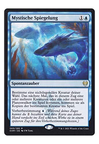 serie Magic The Gathering MTG Kaldheim - Mythic Rare Karten und Planeswalker - deutsch (#069 Mystische Spiegelung) von serie