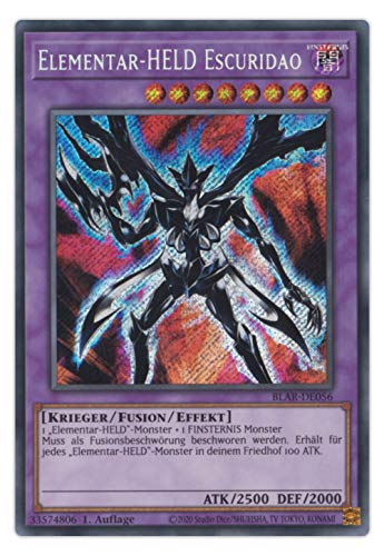 serie Yu-Gi-Oh Battles of Legend Armageddon BLAR Einzelkarten Auswahl - 1. Auflage NM deutsch (BLAR-DE056 Elementar-HELD Escuridao) von serie