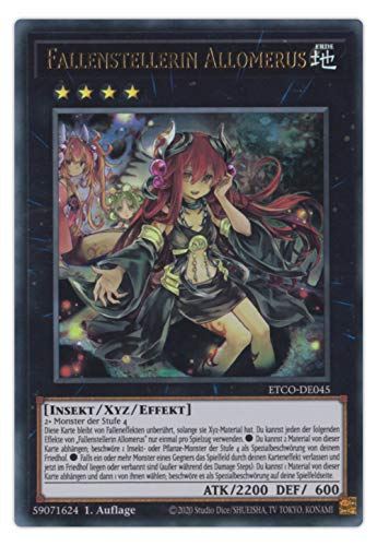 serie Yu-Gi-Oh Eternity Code ETCO Einzelkarten Auswahl - 1. Auflage NM deutsch (ETCO-DE045 Fallenstellerin Allomerus) von serie