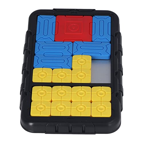 Puzzlespiele, Kinder-Schiebe-Puzzle-Brett Entwickeln Logisches Denken Herausforderungen Handheld-Puzzles Spielzeug für Kinder (Schwarz) von shenruifa