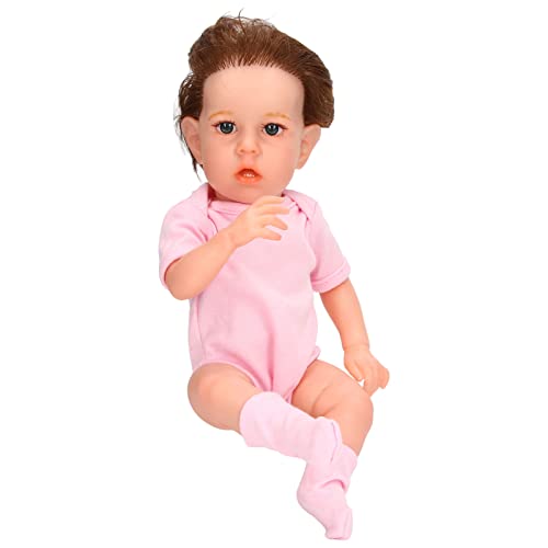 Reborn Babypuppe, 12 Zoll Weiches Silikon, Lebensechte Neugeborenenpuppe, Kindergeschenk für 3 Jahre Alt, Neugeborene Babypuppen (Liam Silikon-Babymädchen) von shenruifa