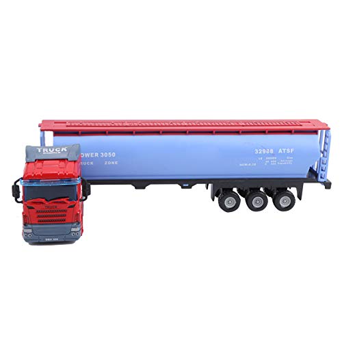 shenruifa 1:43 Engineering Tank Container Truck Modell Spielzeug Pullback Hoch Simulation Kinder Fahrzeug Spielzeug (Rot (Schwerpanzertransporter)) von shenruifa