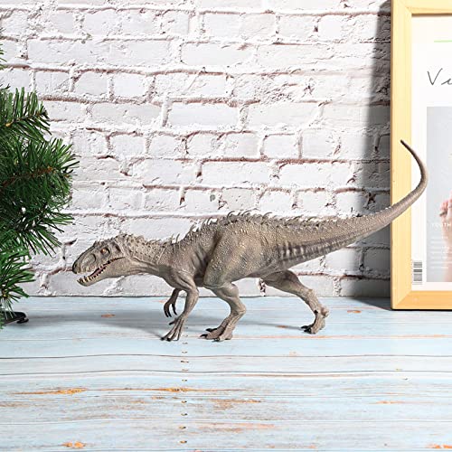 shenruifa Dinosaurier Modell Spielzeug Simulation Tier Modell Tyrannosaurus Dinosaurier Figuren Spielen Spielzeug für Junge Kind (Großer Grauer Indominus Rex (Mund beweglich)) von shenruifa