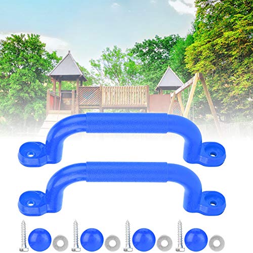 shenruifa Ein Paar Kunststoff-Schaukelspielzeugzubehör Kinder, Spielplatz, Sicherheit, Rutschfester Griff (Blau) von shenruifa