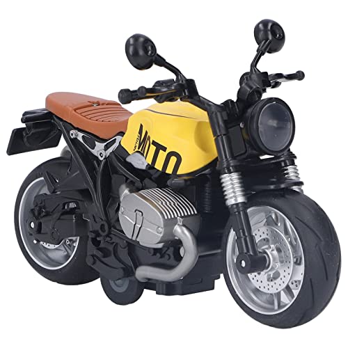 shenruifa Spielzeug-Motorrad, 1:12, Zurückziehbares Motorrad-Spielzeug, Cooles Retro-Motorrad-Spielzeug mit Beleuchtung für Kinder, Zurückziehbares Motorrad-Spielzeug, für und Mädchen von shenruifa