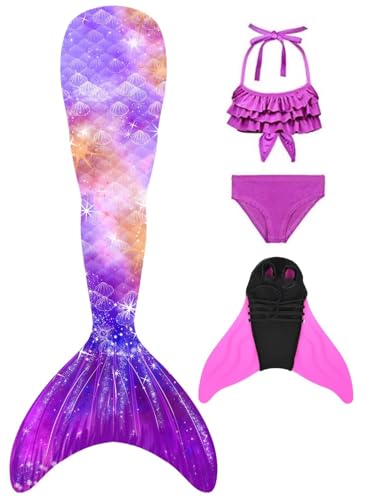 shepretty Fisch Tail Mädchen Fisch zum Monoflosse mit Bikini Cosplay,xiaofen-R6-110 von shepretty