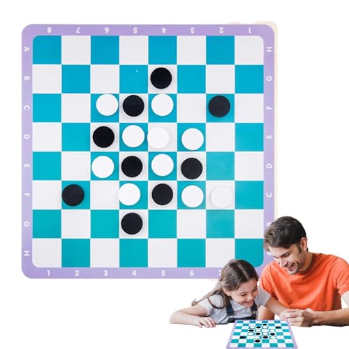 shizuku Fliegendes Schach-Familienspiel, Schachspiel-Brettspielzeug - Holzbrett 4-in-1 tragbares Reise-Schachspiel | Tragbares Reise-Schachspiel, multifunktionales pädagogisches Schachspielzeug von shizuku