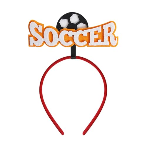 shizuku Fußball-Kopf-Boppers | Game-Day-Haarband, Fußballthemen-Boppers – auffällige Jubel-Requisiten, Kopfbedeckung, Dekorationsbedarf, Partyhüte für Mottopartys von shizuku