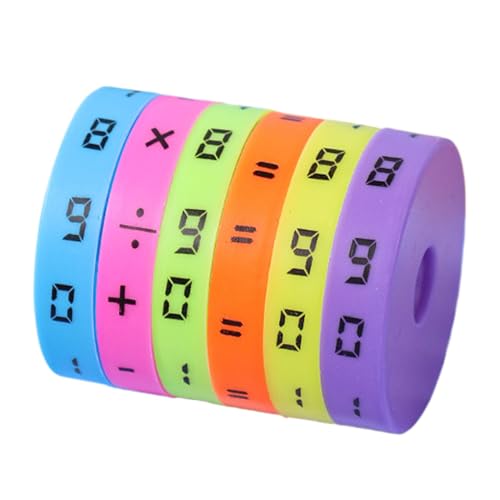 Arithmetic Learning Toy, Cylinder Arithmetic Cube, Learning Intelligence Math Cubes, Educational Math Cubes, Colorful Number Math Game, Preschool Educational Toy for Boys & Girls von shjxi