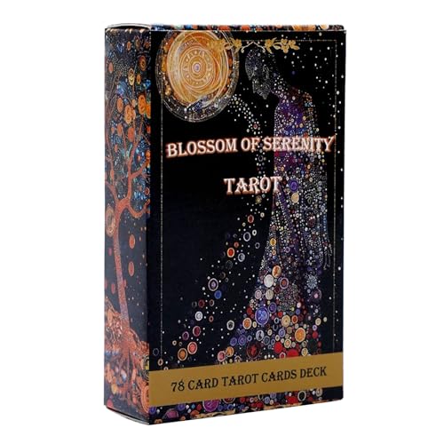 Beginner Tarot Deck, Family Party Tarot Cards, 78 Piece Divination with Portable Design and Illustrated Symbols, Fortune Board Game for Holiday Gathering Psychic Reading Spiritual, 4.17x2.44x1inch Beginner Tarot Deck, Family Party Tarot Cards, 78 Piece Divination with Portable Design and Illustrated Symbols, Fortune Board Game for Holiday Gathering Psychic Reading Spiritual, 4.17x2.44x1inch von shjxi
