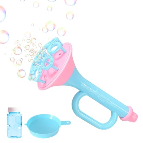 Bubble Blower | Kids Bubble Blower | Outdoor Bubble Blower | Kids Bubble Wand Maker Toy with Solution | Fun Summer Bubble Blower Toys Trumpet Bubble Blower for Children Boys Girls von shjxi