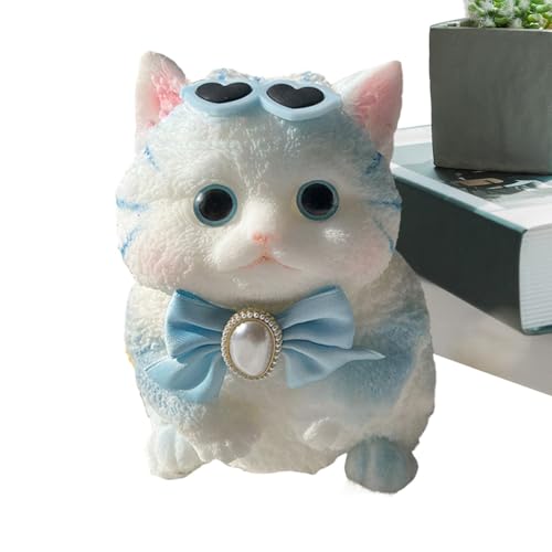 Cat Fidget Toys for Kids, Fuzzy Animal Pinch Sensory Toy, Cat Sensory Fidget Kit, Sensory Fidget Kitten Simulated Cat Doll, Cute Animal Mochi Stress Relief Toys for Children von shjxi