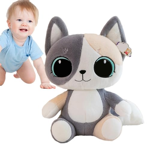 Cute Cat Stuffed Animal | Adorable Plushie With Big Eyes | Soft Cartoon Cat Doll For Home And Office Decoration Cartoon Cat Plush Toy | Big-Eyed Soft Doll | Perfect Plush Pillow For Home Decoration An von shjxi