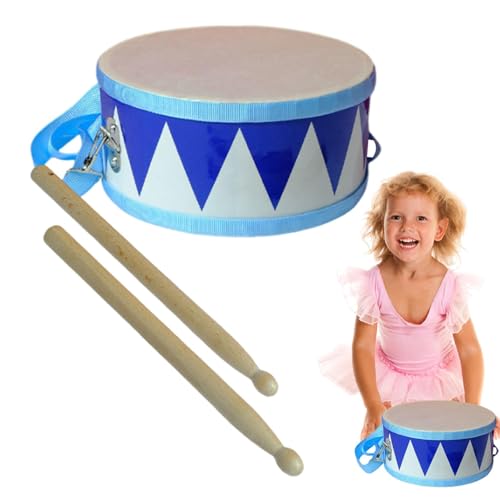 Holztrommeln Musikspielzeug | Kinder-Schlagzeug | Musikalische Trommelinstrumente | Buntes und lustiges Schlaginstrument, perfekt für die Entwicklung von Rhythmus, Koordination und Liebe zur Musik von shjxi