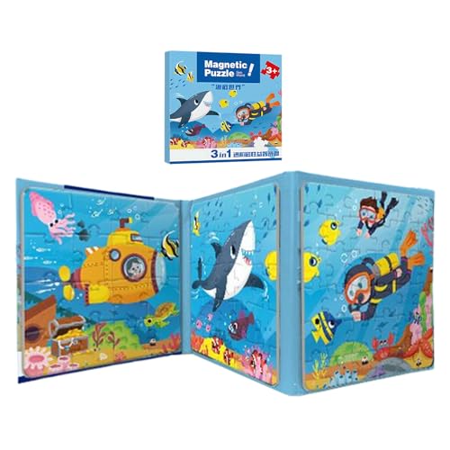 Magnetic Puzzle - Educational Preschool Toy for Early Learning, Hand-Eye Coordination with Fun Skill Development, Travel Puzzle for Kids Classroom Home, Durable Colorful Design Magnetic Puzzle - Educational Preschool Toy for Early Learning, Hand-Eye Coordination with Fun Skill Development, Travel Puzzle for Kids Classroom Home, Durable Colorful Design von shjxi