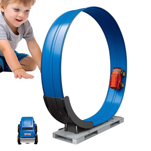 Magnetic Race Track Set with 1 Car, Car Racing Toys for Kids, Boys & Girls, Track Car Toys for Teens, Exciting Racing Play Set for All Ages, Magnetic Car Race Track for Home Entertainment von shjxi