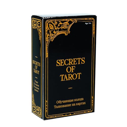 Tarot Cards - Oracle -Karten für Anfänger zu mystischen Illustrationen, reaktionsschnelle klassische Wahrsagerige Tools mit Leseunterhaltung, Brettspiel für Familie, Freunde, Tischspiel 4.13x2,36 Zoll Tarot Cards - Oracle -Karten für Anfänger zu mystischen Illustrationen, reaktionsschnelle klassische Wahrsagerige Tools mit Leseunterhaltung, Brettspiel für Familie, Freunde, Tischspiel 4.13x2,36 Zoll von shjxi