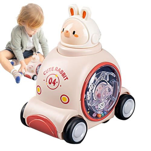 Toy Car For Toddler: Space Car Animal Press And Go Toys, Interactive Push And Go Car For Developing Fine Motor Skills And School Goodie Bag Fillers Engaging Space Car Animal Toy: Kids Interactive Pres von shjxi