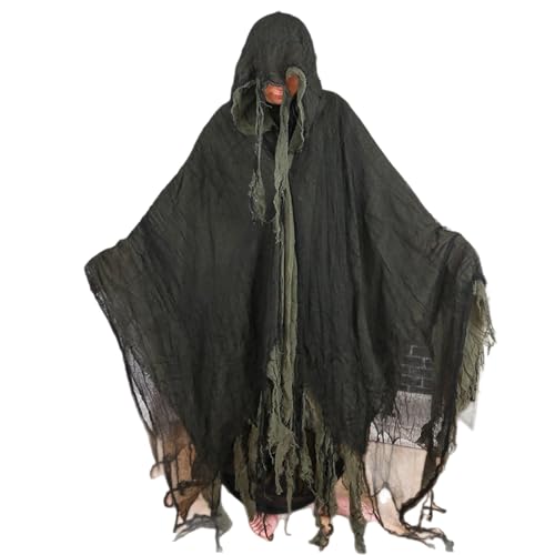 Witch Cloak with Hood, Halloween Cosplay Cape, Spooky Ghost Costume Accessory, Masquerade Party Wear, for Travel, Holiday, Home, Carnival, Daily Use, Vampire Gathering Witch Cloak with Hood, Halloween Cosplay Cape, Spooky Ghost Costume Accessory, Masquerade Party Wear, for Travel, Holiday, Home, Carnival, Daily Use, Vampire Gathering von shjxi