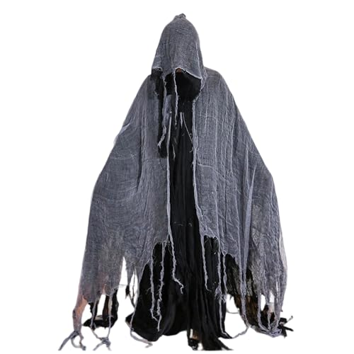 Witch Cloak with Hood, Halloween Cosplay Cape, Spooky Ghost Costume Accessory, Masquerade Party Wear, for Travel, Holiday, Home, Carnival, Daily Use, Vampire Gathering Witch Cloak with Hood, Halloween Cosplay Cape, Spooky Ghost Costume Accessory, Masquerade Party Wear, for Travel, Holiday, Home, Carnival, Daily Use, Vampire Gathering von shjxi