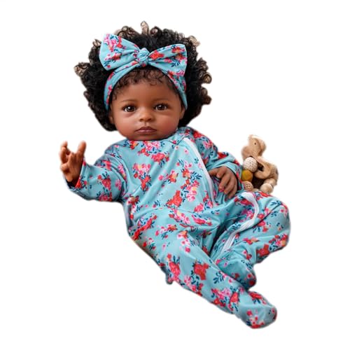 shjxi 20 Inch Baby Doll, Girl Baby Doll, Soft Reborn Doll, Reborn Doll with Clothes, Best Handmade Realistic Reborn Baby Doll Handmade Soft Reborn Realistic Reborn Baby Doll with Clothes and Toys von shjxi