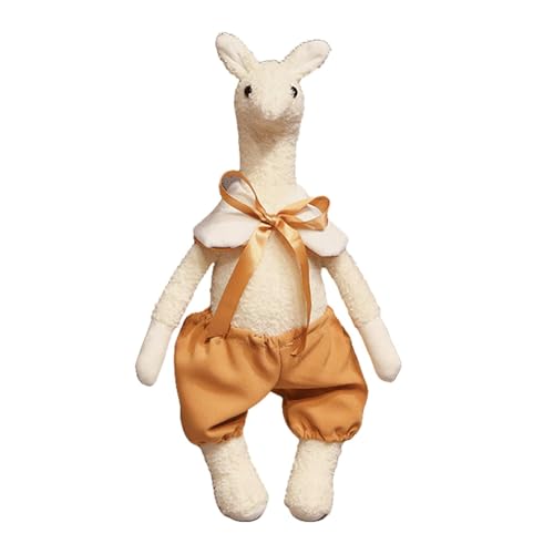 shjxi Alpaca Stuffed Animal, Cute Plush Animal Toy, 17 Inch Cartoon Animal Plush Toys, Plushie Doll Pillow for Kids Adults, Soft Comforting Doll, Huggable Plush Alpaca Toy for All Ages von shjxi