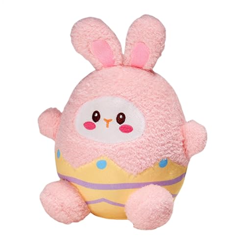 shjxi Bunny Stuffed Animal, Cartoon Rabbit Plushie, Soft Easter Eggshell Plush Toy, Cozy Throw Pillow, Hugging Bunny Cushion, Adorable Gift for Kids & Adults, 9.84 Inches von shjxi