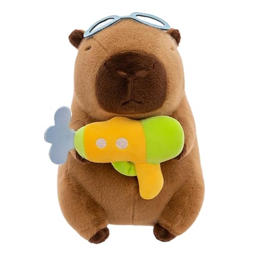 shjxi Capybara Stuffed Animal, Soft Plush Toy, Portable Design, Swimwear Outfit Included, Medium Size for Kids, Babies, Adults, Christmas, Home, Car, Graduation, 9.84 inches shjxi Capybara Stuffed Animal, Soft Plush Toy, Portable Design, Swimwear Outfit Included, Medium Size for Kids, Babies, Adults, Christmas, Home, Car, Graduation, 9.84 inches von shjxi