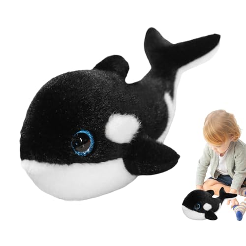 shjxi Cartoon Whale Plush Toy for Kids, Whale Stuffed Animal Plush Doll - Sea Animal Plush Toy for Kids - Cute Cartoon Whale Plushie - Perfect Nursery Pillow and Home Decor for Children’s Rooms von shjxi