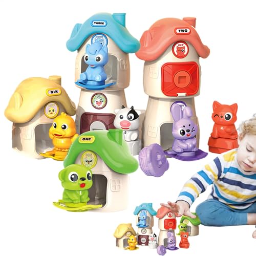 shjxi Farm Animal Toy for Kids, Farm Animal Toy for Kids, Cute Farm Animal Figurines, and Toy Set for Children, Perfect for Imaginative and Learning About Farm Animals von shjxi